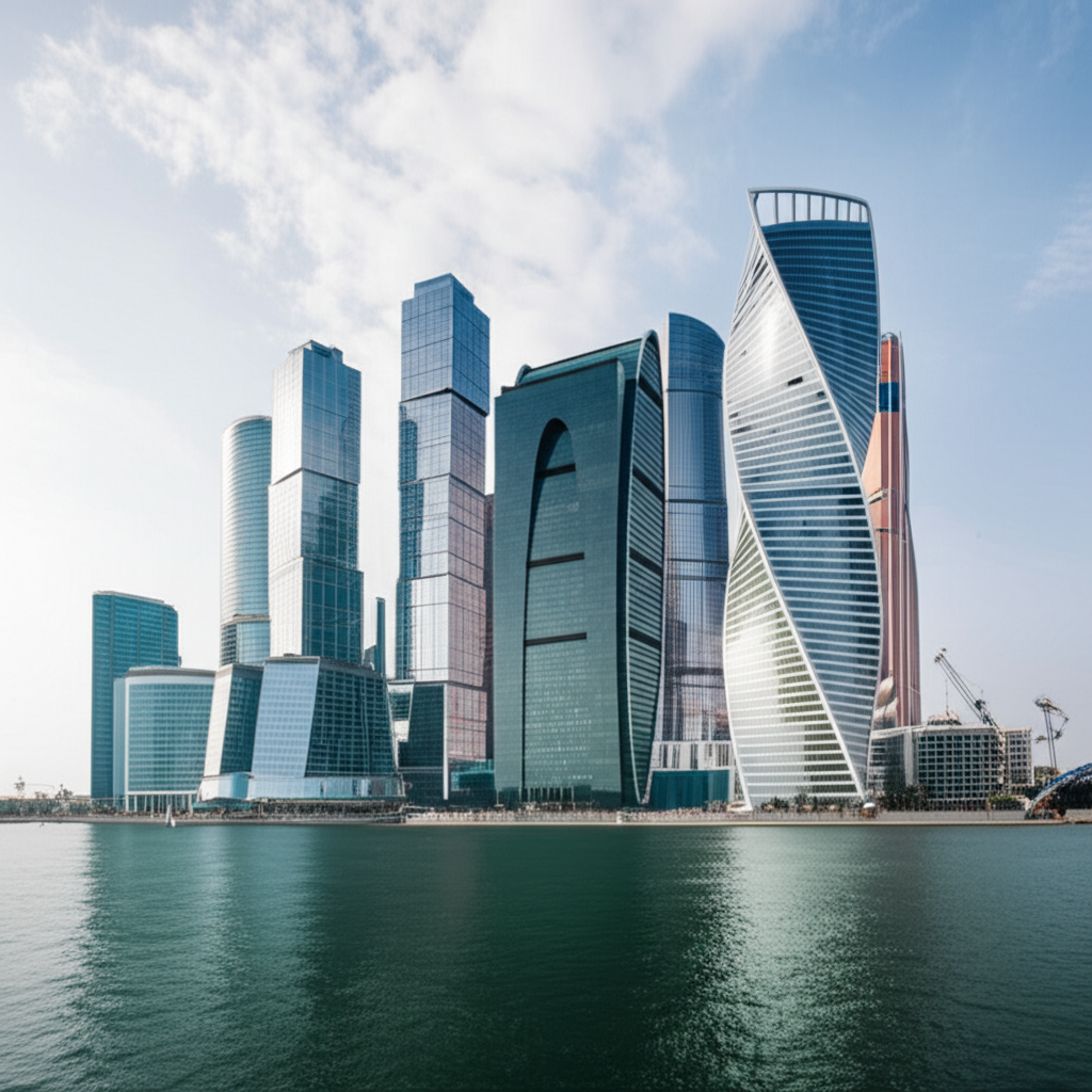 モダンな都市建築