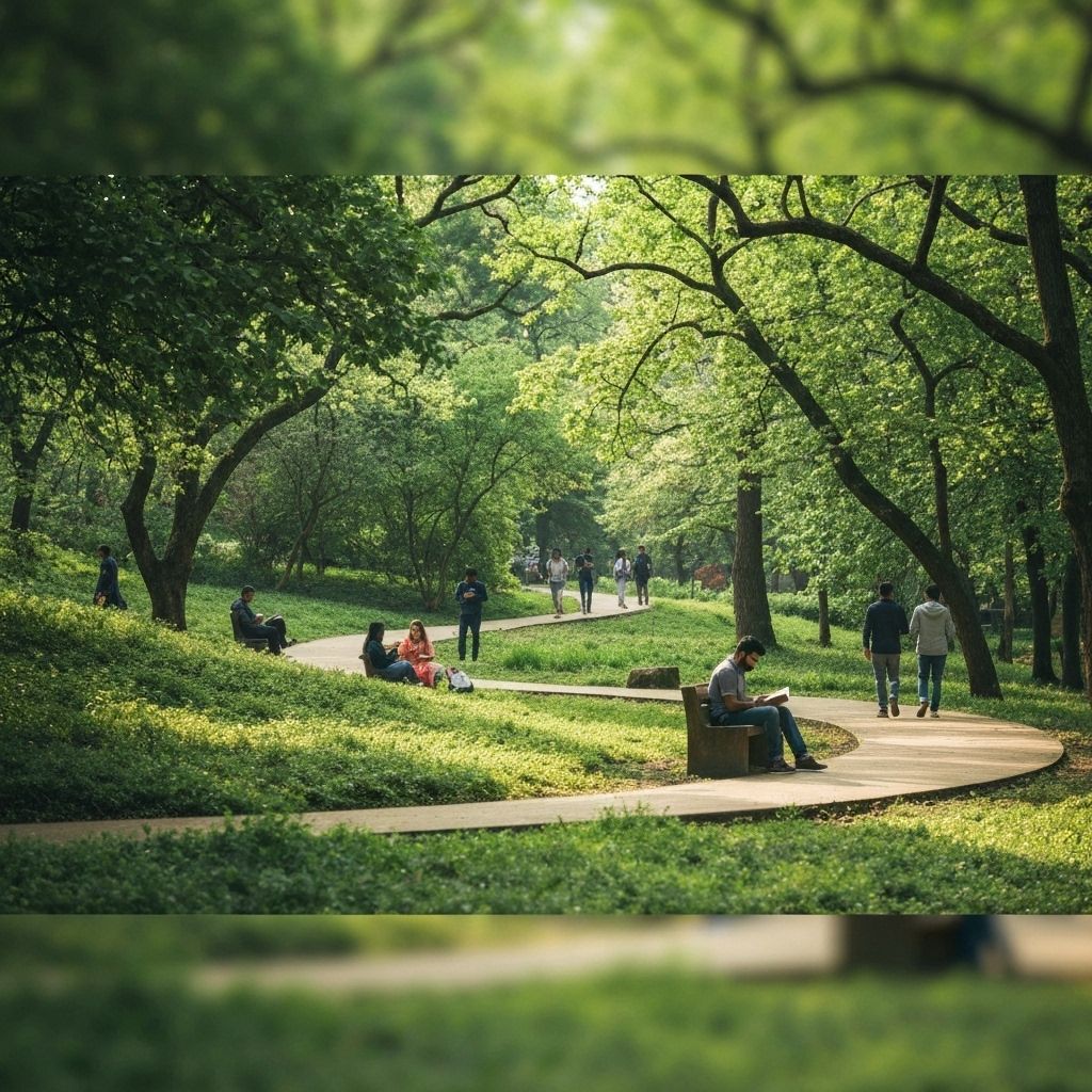緑豊かな森林公園